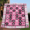 Hope And Think Pink Breast Cancer Awareness Quilt Blanket: Raise Awareness In Style