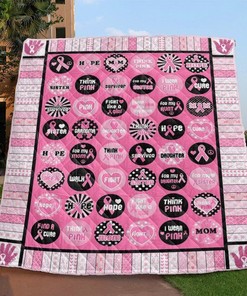 Hope And Think Pink Breast Cancer Awareness Quilt Blanket: Raise Awareness In Style