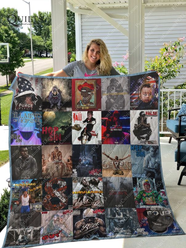 Hopsin Albums Collection Quilt Bedding Set for Fans
