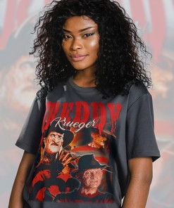 Horror Movie Halloween Shirt with Freddy Krueger, Jason Voorhees, Friday the 13th Quotes for Men, Women, Kids