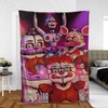 Horror Video Game Fan Gift, Five Nights At Freddy's Sister Location Comfy Sofa Throw Bed Set for Teens