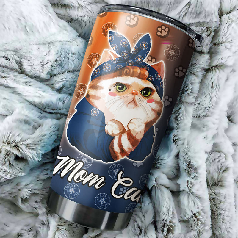 Houston Astros Cat Mom MLB Tumbler for Feline Fanatics