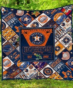 Houston Astros EST 1962 Quilt Bedding Set for Boys