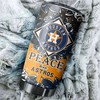 Houston Astros MLB Tumbler - Peace and Love Edition