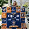 Houston Astros Quilt Bedding Set - Perfect for Any Fan
