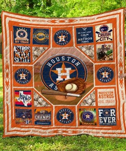 Houston Astros Quilt Blanket LC8 - Ideal for Astros Fans