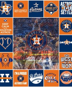 Houston Astros Team Quilt Bedding Set - Perfect for Fans of All Ages