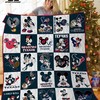Houston Texans Disney Mickey Quilt Blanket - NFL Houston Texans Mickey Mouse Quilt Bedding Set
