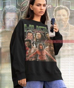 Hugh Jackman Vintage Homage Sweatshirt | Classic Movie T-shirts for Men and Women | Retro 90s Sweater