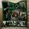 Hulk Fabric Quilt Blanket DUP1 with Marvel Comics Art Style