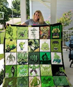 Hulk Smash Quilt Bedding Set - Let the Hulk smash away your stress with this fun quilt bedding set