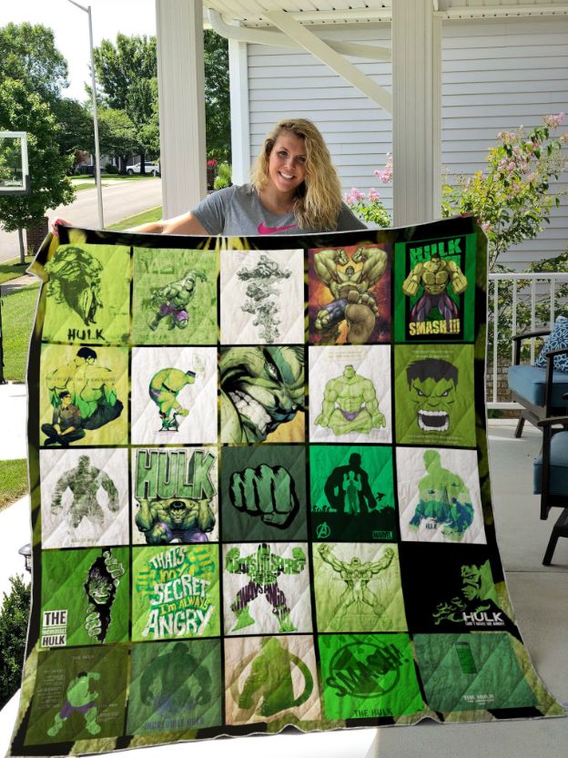 Hulk Smash Quilt Bedding Set - Let the Hulk smash away your stress with this fun quilt bedding set