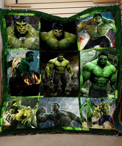 Hulk Superhero Quilt Bedding Set - Unleash the Power of the Green Goliath