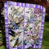 Hummingbird BS0604 6 Vintage Quilt Blanket with Keywords