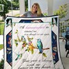 Hummingbird Lover Quilt Blanket - Your Spirit Will Always Be With Me - Perfect Gifts