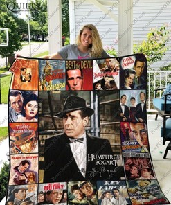 Humphrey Bogart For Fan Retro Collection Collected Quilt Blanket Bed Set for Girls