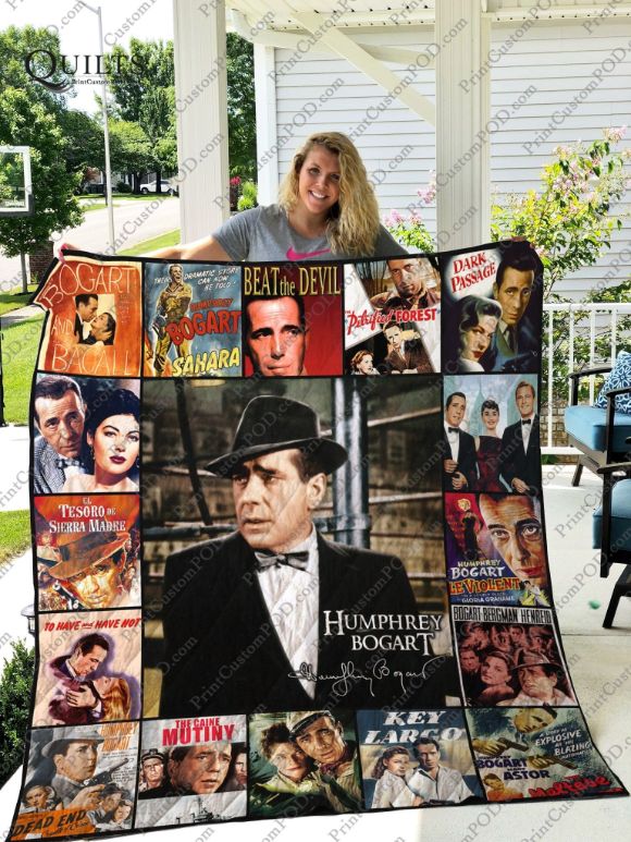 Humphrey Bogart For Fan Retro Collection Collected Quilt Blanket Bed Set for Girls