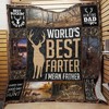 Hunting Dad Father's Day Gift - Life is Better with Quilt Bedding Set for Hunting Lovers