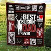 Hunting Dad Perfect Gift Idea - Quilt Bedding Set for Hunting Lovers