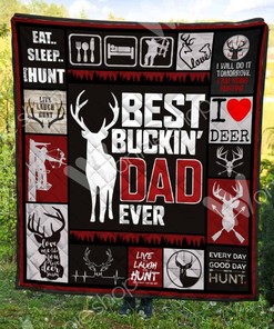 Hunting Dad Perfect Gift Idea - Quilt Bedding Set for Hunting Lovers