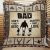 Hunting Dad - Son's First Hero - Quilt Bedding Set for Hunting Lovers