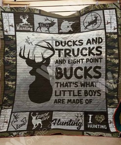 Hunting Explorations Quilt Bedding Set
