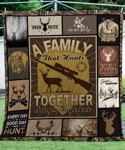 Hunting Family Tree Quilt Bedding Set