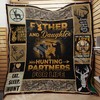 Hunting Partners for Life - Quilt Bedding Set for Hunting Dad and Daughter