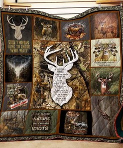 Hunting V1 Bedding Quilt Set