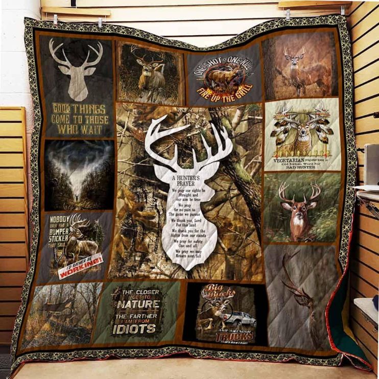 Hunting V1 Bedding Quilt Set