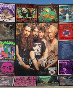 Hvt290516 Quilt Blanket Soundgarden with Quilt Bedding Set, Perfect Gifts for Music Lovers