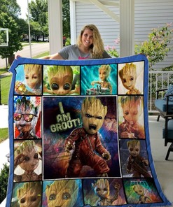 I Am Groot - Add This Groot Collection Quilt Blanket to Your Living Space