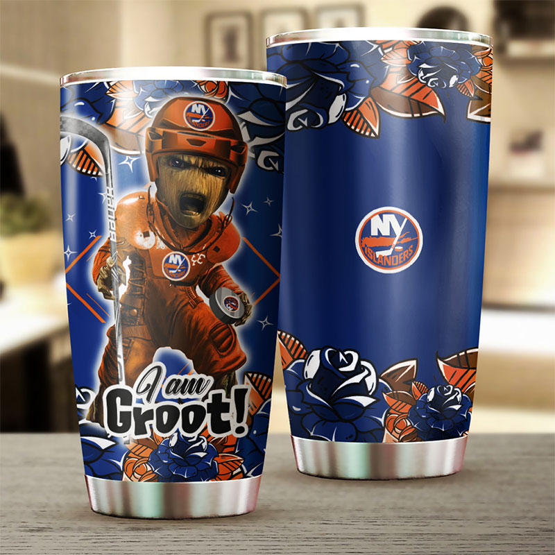 I Am Groot and I Support the Islanders with This NHL Tumbler - Image 2