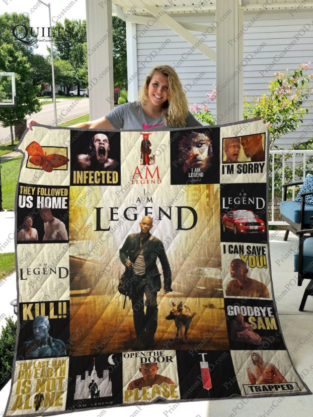 I Am Legend Quote Quilt Bedding Set with Vintage Designs