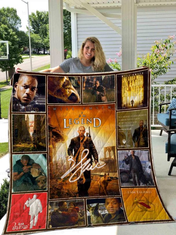I Am The Legend Collected Collection Quilt Blanket for Movie Fans