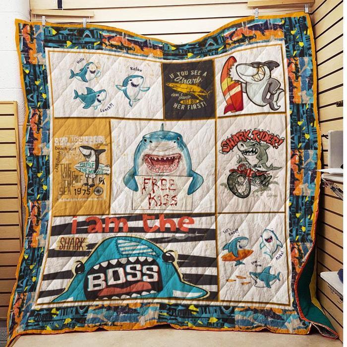 I Am The Shark Quilt - A Fierce Predator for Animal Lovers