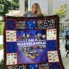 I Am a Marvelaholic Quilt Blanket - Perfect for Superhero Fans