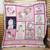 I Believe In Unicorns Quilt Blanket - This fun and whimsical quilt blanket