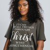 I Can Do All Things Through Christ Unisex Tee | Philippines 4:13 | Christian T-Shirt Bible Verse | Inspirational Shirt