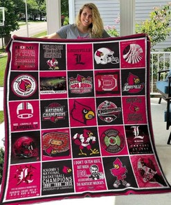I Don't Often Hate NCAA Louisville Cardinals Collection Combined Quilt Bedding Set