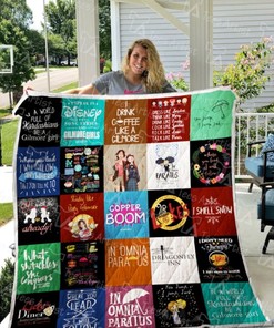 I Drink Coffee Like A Gilmore Gilmore Girls Collection Quilt Blanket with TV Show Theme