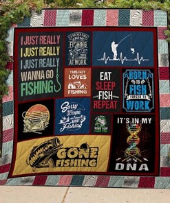 I Like His Pole I Like Her Bobbers Quilt Bedding Set - The Perfect Quilt Set For Couples Who Love Fishing