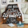 I Love Boobs And Sprint Car Racing Quilt Bedding Set Funny