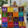I Love Field Hockey Perfect Gifts For Field Hockey Lover Quilt Blanket for Field Hockey Fans