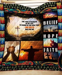 I Love Jesus - Religious Quilt Bedding Set
