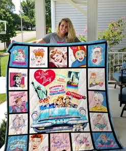 I Love Lucy Movie Art Quilt Bedding Set - Perfect Gifts for TV Fans