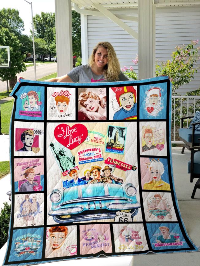 I Love Lucy Movie Art Quilt Bedding Set - Perfect Gifts for TV Fans
