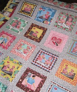 I Love Lucy Pt27 Quilt Blanket - Fans of the classic TV show will love this cozy quilt featuring Lucy.