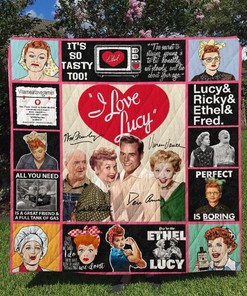 I Love Lucy Quilt Blanket DUP - The Classic Comedy for TV Fans