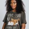 I Love You Dad A Hole Lot Unisex Tee | Funny Dog Shirts | Sarcasm Dad Shirts | Dad Birthday Gift | Gift for Men